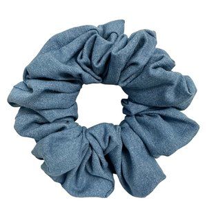 Scrunchie, Brand New Handmade Light Blue Denim Large Scrunchie for all hair type